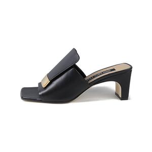 SERGIO ROSSI Слипоны Sr1 Slide женские black