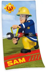 Полотенце пожарный Сэм "Пожарный Сэм", (1 шт.), с великолепным мотивом Feuerwehrmann Sam 75х150 см (1 шт.), цвет bunt