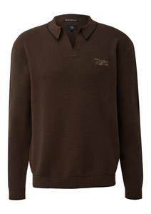 Свитер QS, темно-коричневый
