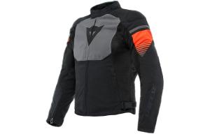 Мотоциклетная куртка мужская DAINESE, черный-серый-красный
