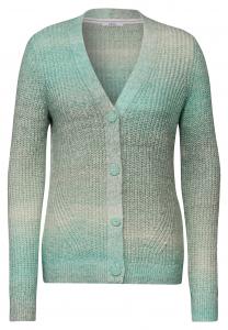 Вязаный кардиган CECIL Knit Cardigan, зеленый
