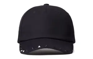 Valentino Хлопковая бейсболка Garavani Rockstud, Marine Blue