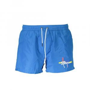 Синие купальники из полиэстера Karl Lagerfeld, синий