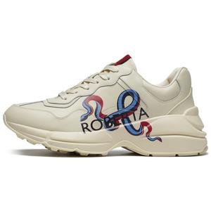 Нескользящие и износостойкие низкие кроссовки, увеличивающие рост, мужские, абрикосового цвета Roberta Di Camerino, Apricot