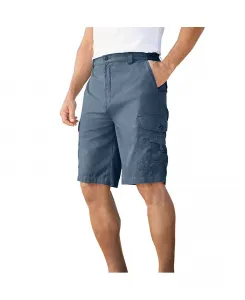 Шорты Big & Tall 10" Canyon с боковой резинкой и карманами-карго KingSize, синий