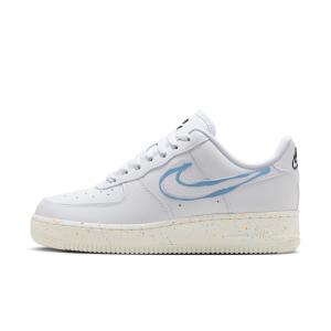 Женские кроссовки для скейтбординга Nike Air Force 1, White/Blue