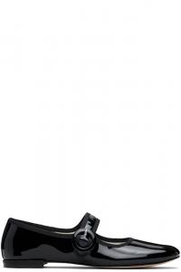 Черные балетки Мэри Джейн с квадратным носком от Georgia Repetto