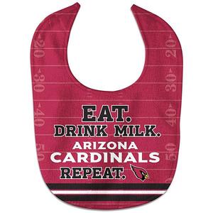 Нагрудник Newborn & Infant Wincraft Arizona Cardinals Eat Drink Repeat All-Pro Unbranded