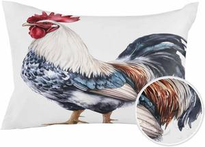 Huotupsine Декоративная подушка Outdoor Waterproof с ретро принтом петуха в винтажном пасторальном стиле Multicolor