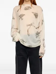 Топ с графичным принтом Bimba Y Lola, белый