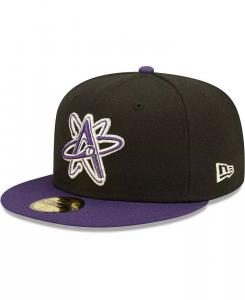 Мужская черная шляпа Albuquerque Isotopes Alternate Logo 2 Authentic Collection 59FIFTY Fitted New Era
