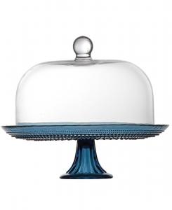 Набор подставки для торта Jupiter Cornflower высотой 33 см и купола Fortessa, Cornflower
