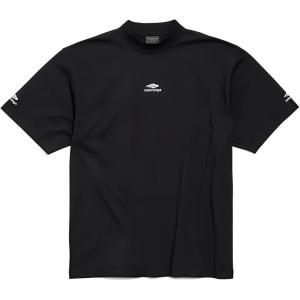 Топ с вышитым логотипом 3B Balenciaga, черный