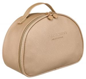 Косметичка Peterson из эко-кожи, золото, цвет золотой
