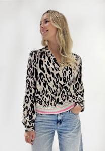 Блуза Emily van den Bergh Blouse, Leo/Black