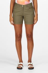 Зеленые хлопковые шорты Pemma Regatta, зеленый