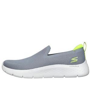 Кроссовки go walk flex 'grey lime' Skechers, серый