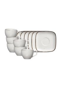 Набор эспрессо-чашек Ritzenhoff & Breker Casa с Блюдцеми, 6 штук, бежевый