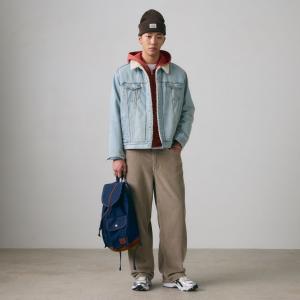 Куртка дальнобойщика Sherpa Type III Levi's, Kentucky Blue Sherpa - Light Wash