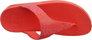 Женские сандалии Fitflop Lulu Crystal, коралл