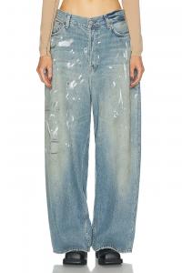 Мешковатые джинсы с широкими штанинами Acne Studios, Anthracite Grey