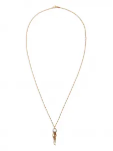 Колье Jellyfish из розового золота с бриллиантами и жемчугом Bibi van der Velden, розовый