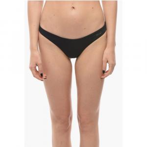 Плавки бикини однотонные с логотипом Karl Lagerfeld, Black