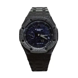 CASIO Часы Retrofit Series Quartz Movement Watch Unisex Blue Dial, Dark Blue Starry Sky