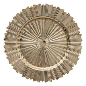 Блюдце золотистое, диаметр 33 см Atmosphera Createur d´interieur, золотистый