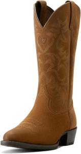 Ковбойские сапоги Ariat Heritage с круглым носком - мужские, Dijon Suede