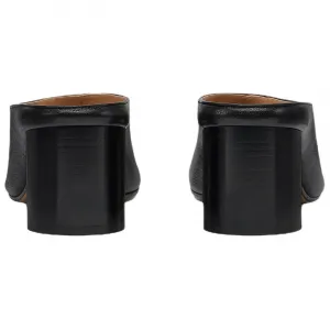 Maison Margiela Tabi Rubber Sole Closed Toe Slippers 6cm Women's Black