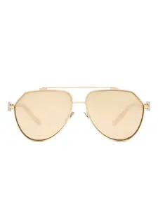 Солнцезащитные очки в оправе «пилот» Dolce & Gabbana Eyewear, золотой