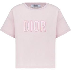 Детская футболка Dior, светло-фиолетовый