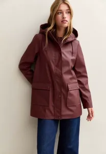 Водонепроницаемая парка с капюшоном на шнуровке New Look, Burgundy