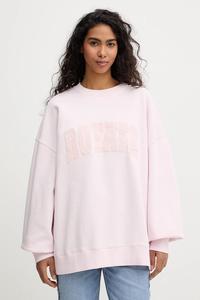 Хлопковая толстовка Rotate, розовый