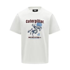 Футболка мужская Crew Neck CAT, белый