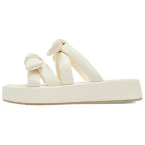 Тапочки-слайды 4 см женские AGSDON, Yellow