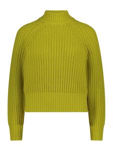 BETTY & CO Вязаный свитер крупной вязки с текстурой, цвет яблочно-зеленый