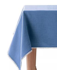 Круглая скатерть French Perle 70 дюймов Lenox, синий