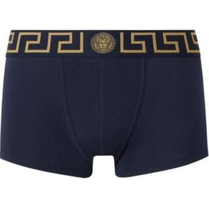 Грека бордер растянутые боксеры VERSACE, синий