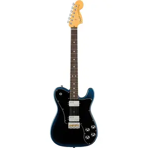Fender 011-3960-761 American Pro II Tele Deluxe, гриф из розового дерева, Темная ночь