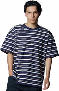 Мужская тренировочная футболка Under Armour UA Heavyweight Border с коротким рукавом, темно-синий