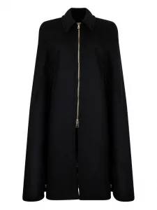 Дутый кейп на молнии Roberto Cavalli, черный