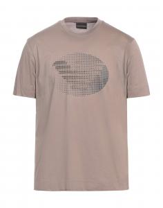 Футболка Giorgio Armani, серо-коричневый