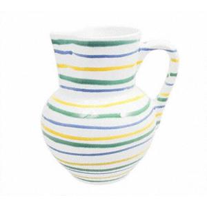 Цветной пламенный кувшин Венской формы 1,5 л Gmundner Keramik, красочный