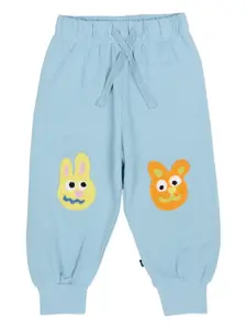 Брюки на кулиске с аппликацией Molo, синий