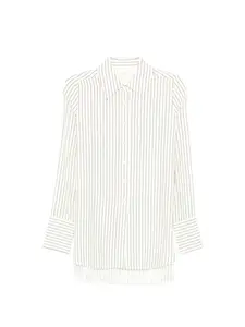 Полосатая рубашка Co Collection, бежевый