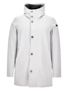 Парка с капюшоном на кнопках Roberto Ricci Designs, белый