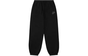 Кунг-фу серия вязаные спортивные штаны unisex CLOT, черный