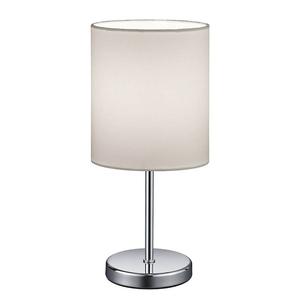 Настольная лампа Trio Jerry, ткань / сталь - 1 пламя - белый
